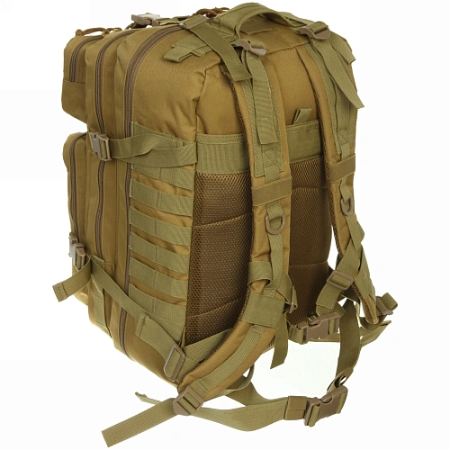 Рюкзак туристический 40л, цвет песочный,D3_11