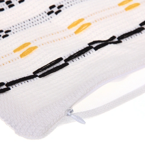 Чехол для декоративной подушки CARNE, 4343 см, цвет бело-чёрный_6