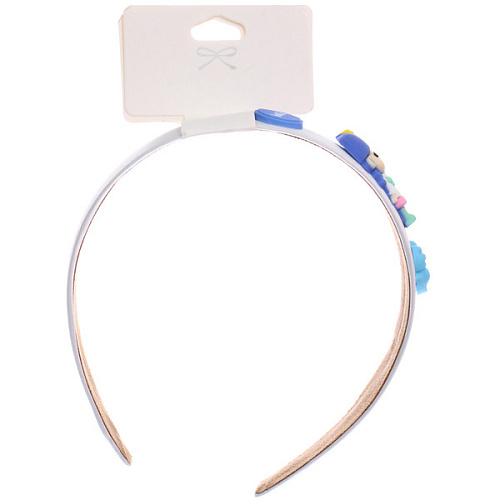 Ободок для волос детский БАМБИ БУМ, подружка, цвет розовый, лавандовый и голубой, 3см_5