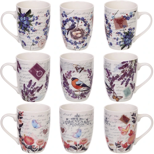 Кружка керамическая 350мл Лето, микс рисунков_3