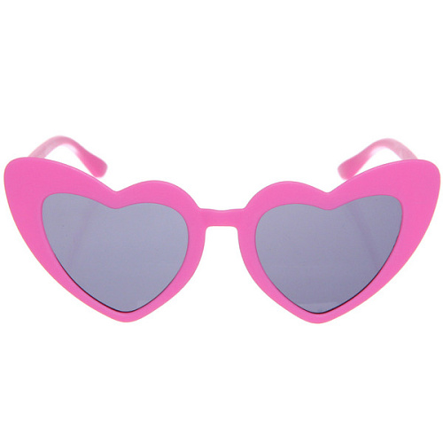 Очки солнцезащитные детские ЛЕТОЗДЕСЬ, сердечки, микс 6 цветов_4