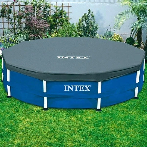Чехол для круглого каркасного бассейна 45725 см Intex (28032)_4