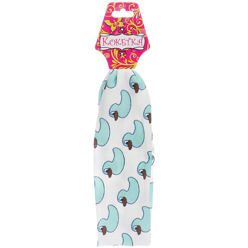 Повязка на голову детская РОЗОВОЕ ОБЛОКО, уточки, микс 4 цвета, 6,520см (подвес Кокетка)_5