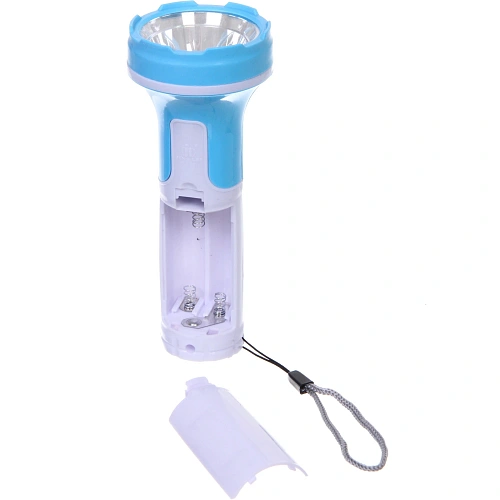 Фонарь ручной 1 режим 1LED 3AA микс 3 цвета JL3100_5