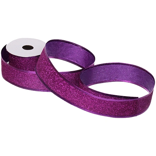 Лента для декорирования Изящная 4 см, 2,7 м, Фиолетовый (микс дизайнов)_9