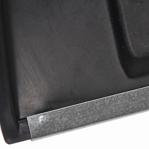 Лопата снеговая пластиковая 380365 мм, с оцинкпланкой, d=32_3