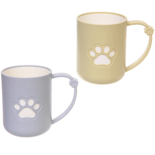 Кружка пластиковая 500мл Лапка, микс цветов_3