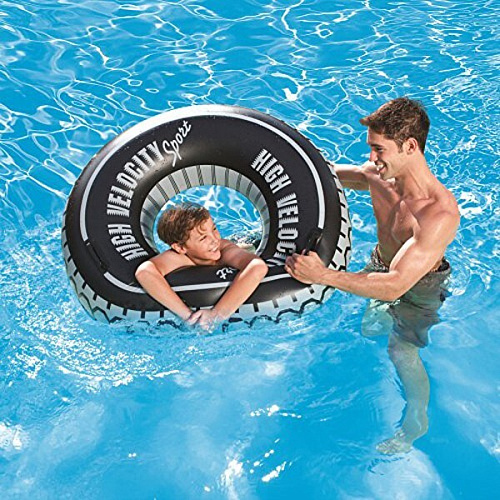 Круг для плавания 119 см с ручками High Velocity Tire Bestway (36102B)_5