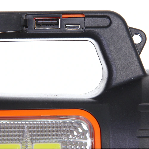Фонарь ручной 5 режимов 1LED+COB, аккумуляторная батарея 1500mAh USB MH818C_15