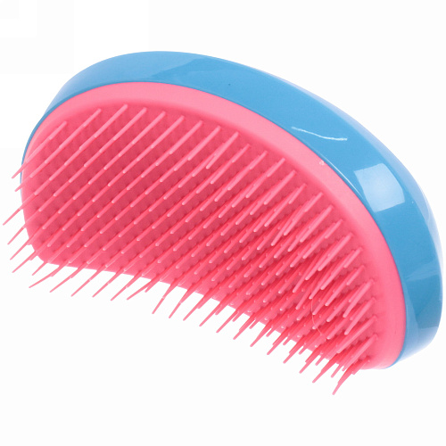 Расческа массажная компактная Mila Mi, цвет голубойрозовый, 712см_10