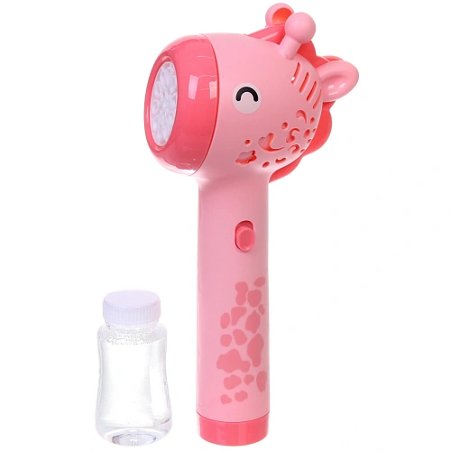 Мыльные пузыри Жираф, 3110 см, 60 мл, на батарейках (АА 4 шт, в компл не входят)_4