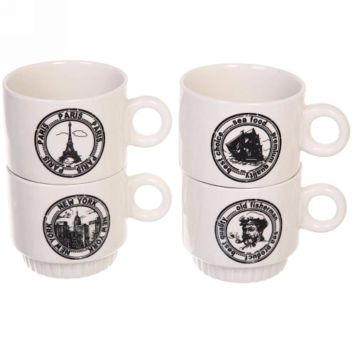 Набор кружек на стойке 280мл Путешествия_3