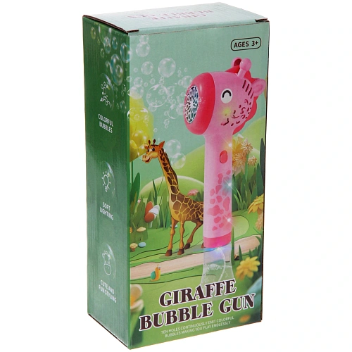 Мыльные пузыри Жираф, 3110 см, 60 мл, на батарейках (АА 4 шт, в компл не входят)_10