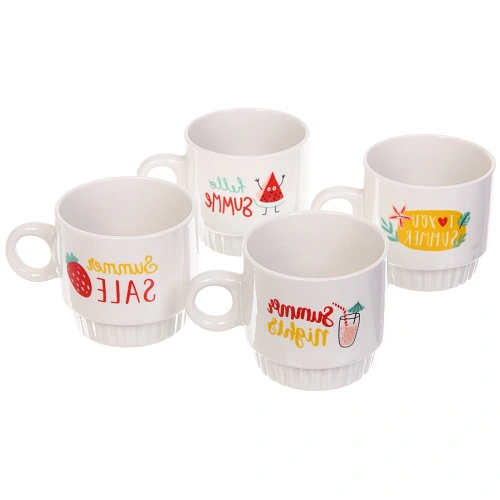 Набор кружек на стойке 280мл Летние фрукты_4