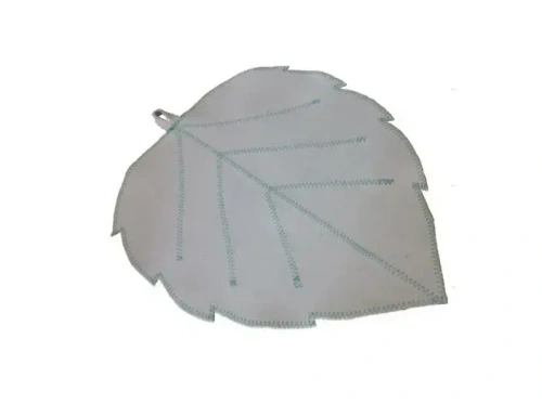 Коврик банный "Березовый лист", цвет белый, без упаковки