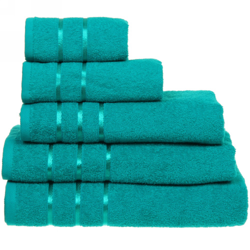 Полотенце махровое 50*90см "LUNA" цвет зеленый 05050 плотность 360гр/м2