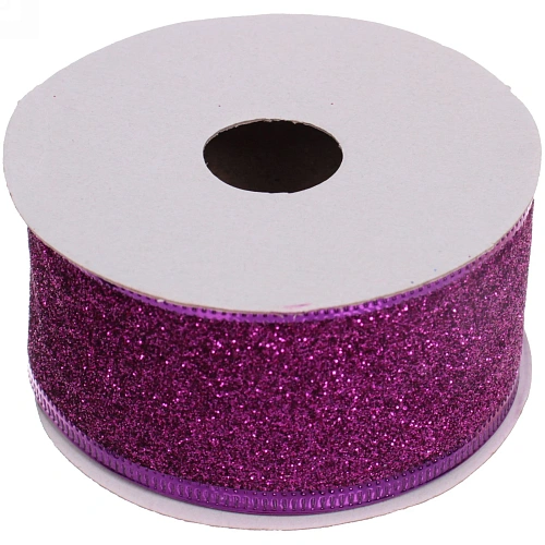 Лента для декорирования Изящная 4 см, 2,7 м, Фиолетовый (микс дизайнов)_4