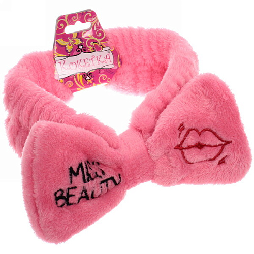 Повязка на голову Кокетка - Miss Beauty, микс 4 цвета, 6,516см_11