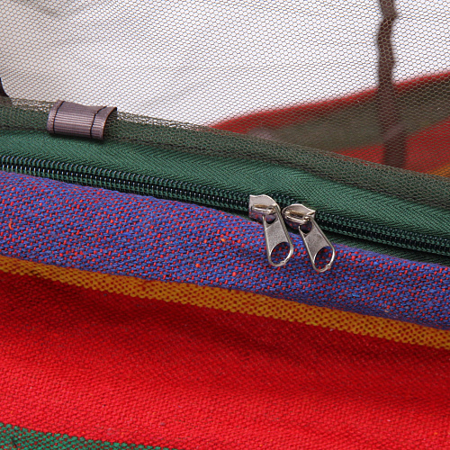 Гамак 200150см Шатер двухместный, хб, с антимоскитной сеткой, в сумке_8