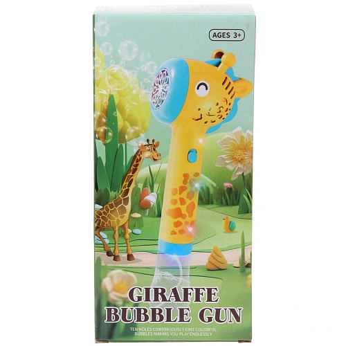 Мыльные пузыри Жираф, 3110 см, 60 мл, на батарейках (АА 4 шт, в компл не входят)_9