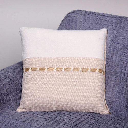 Чехол для декоративной подушки "DEFA", 43*43 см, цвет бежевый