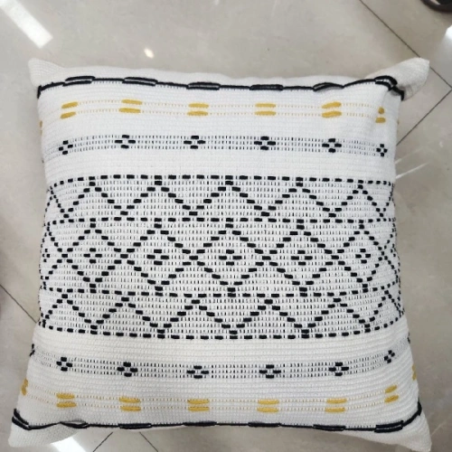 Чехол для декоративной подушки "CARNE", 43*43 см, цвет бело-чёрный