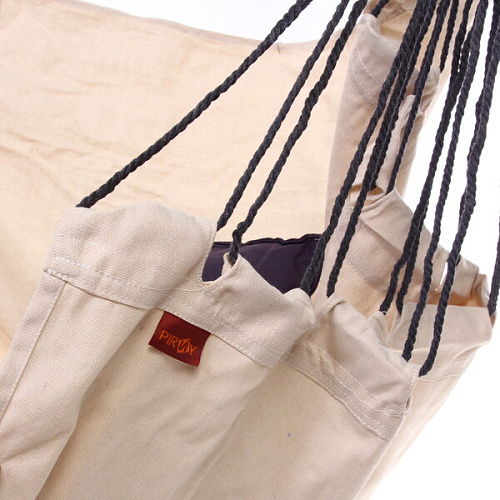 Гамак-кресло Колористик 100130см сидячий, хб с подушками, цвет кремовый_7