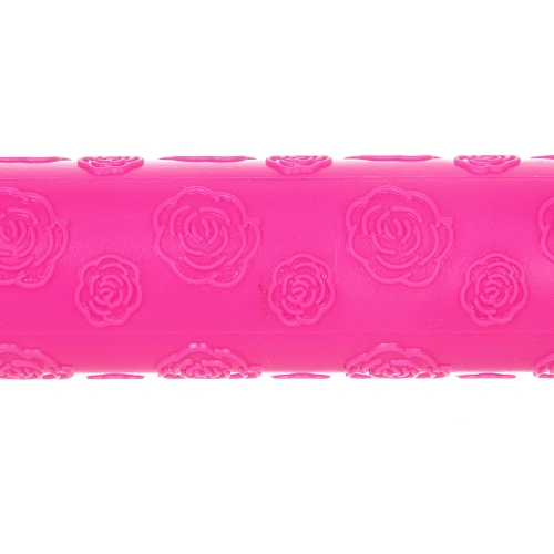 Скалка пластмассовая фигурная Цветочки 253см _5