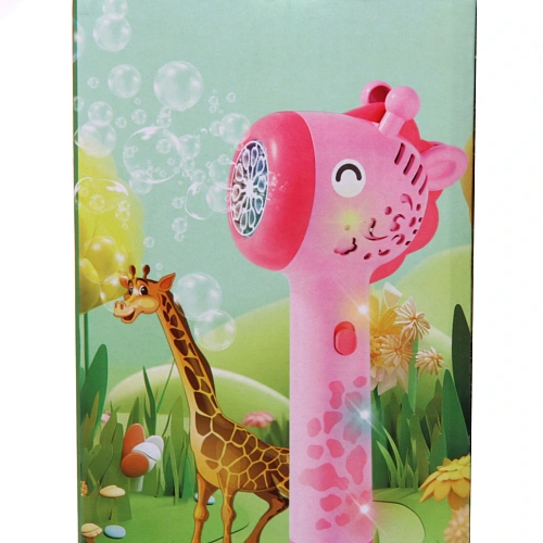 Мыльные пузыри Жираф, 3110 см, 60 мл, на батарейках (АА 4 шт, в компл не входят)_8