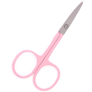 Ножницы маникюрные в пакете "Manicure set", классические, цвет розовый, 9см
