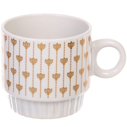 Набор кружек на стойке 280мл Золотой узор, цвет золото_7