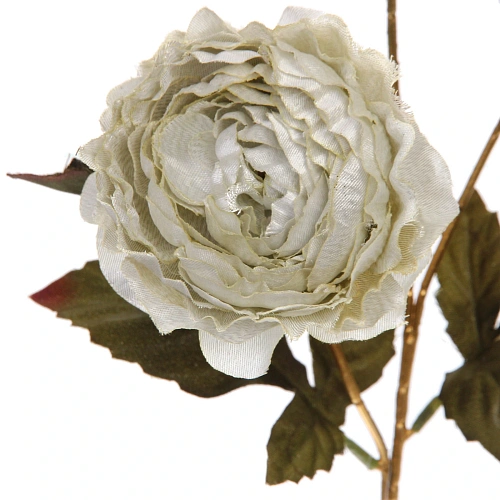 Искусственные цветы FLOWERS GLAMOUR 63см Пионы 3 цветка белые_4