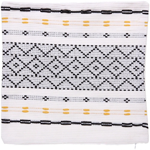 Чехол для декоративной подушки CARNE, 4343 см, цвет бело-чёрный_4