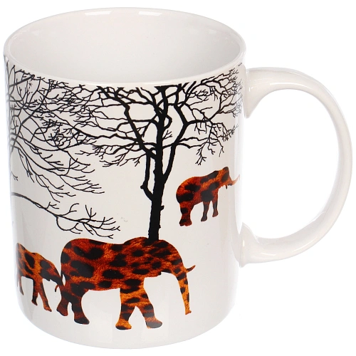 Кружка керамическая 330мл Сафари парк, микс рисунков_4