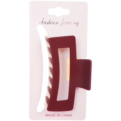 Заколка - краб для волос на блистере MALIBU, цвет микс, 10см  _9