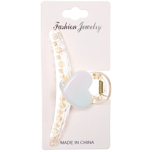 Заколка - краб для волос на блистере LAVE, шесть цветов в ассортименте, 9см  _14