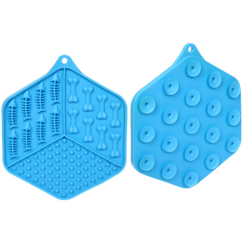 Коврик - антистресс лизательный на присосках "Мой Бро", цвет голубой, 17*17см