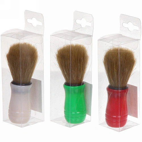 Помазок для бритья в пластиковой коробке Томас, цвет ручки микс, 8,5см _12