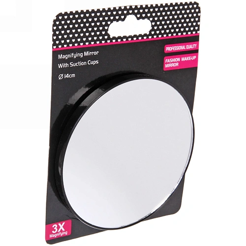 Зеркало косметическое с увеличением в 3 раз d-14см _3
