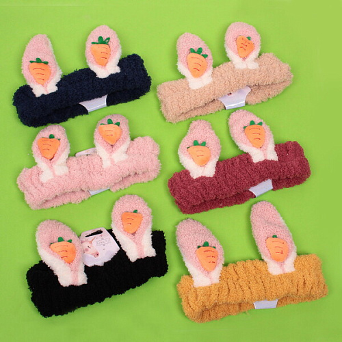 Повязка на голову Little bunny- Bunny, микс 6 цветов, 206 см (подвес Единорожек)_3