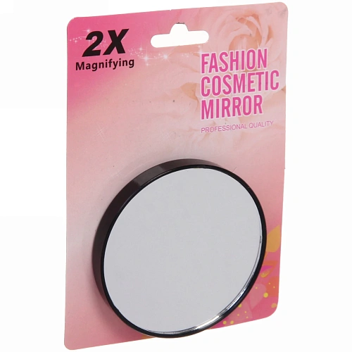 Зеркало косметическое с увеличением в 2 раз d-7,5см_3
