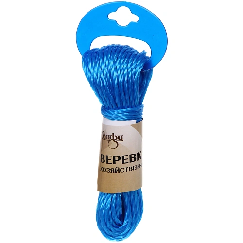 Веревка хозяйственная Селфи, 3 мм, 15 м, микс_3