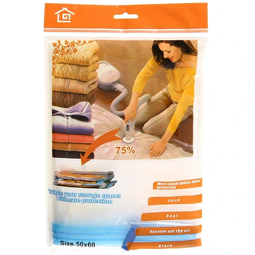 Пакет вакуумный для хранения вещей 50х60 ✦_16