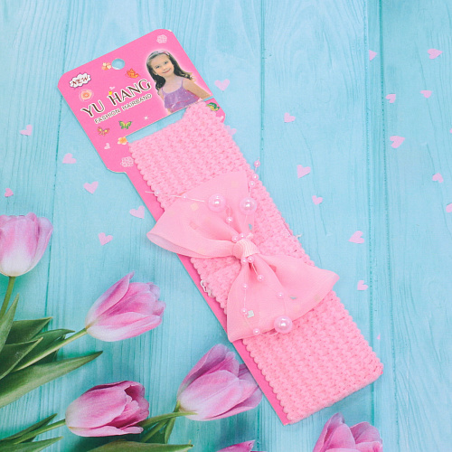 Повязка на голову детская на блистере Little Krasa - Эшли, 6 цветов, 3,517 см_6