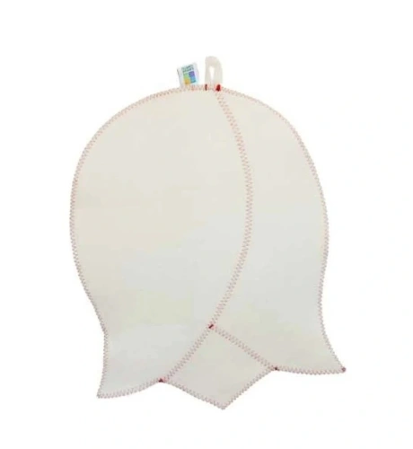 Коврик банный "Тюльпан", цвет белый, без упаковки