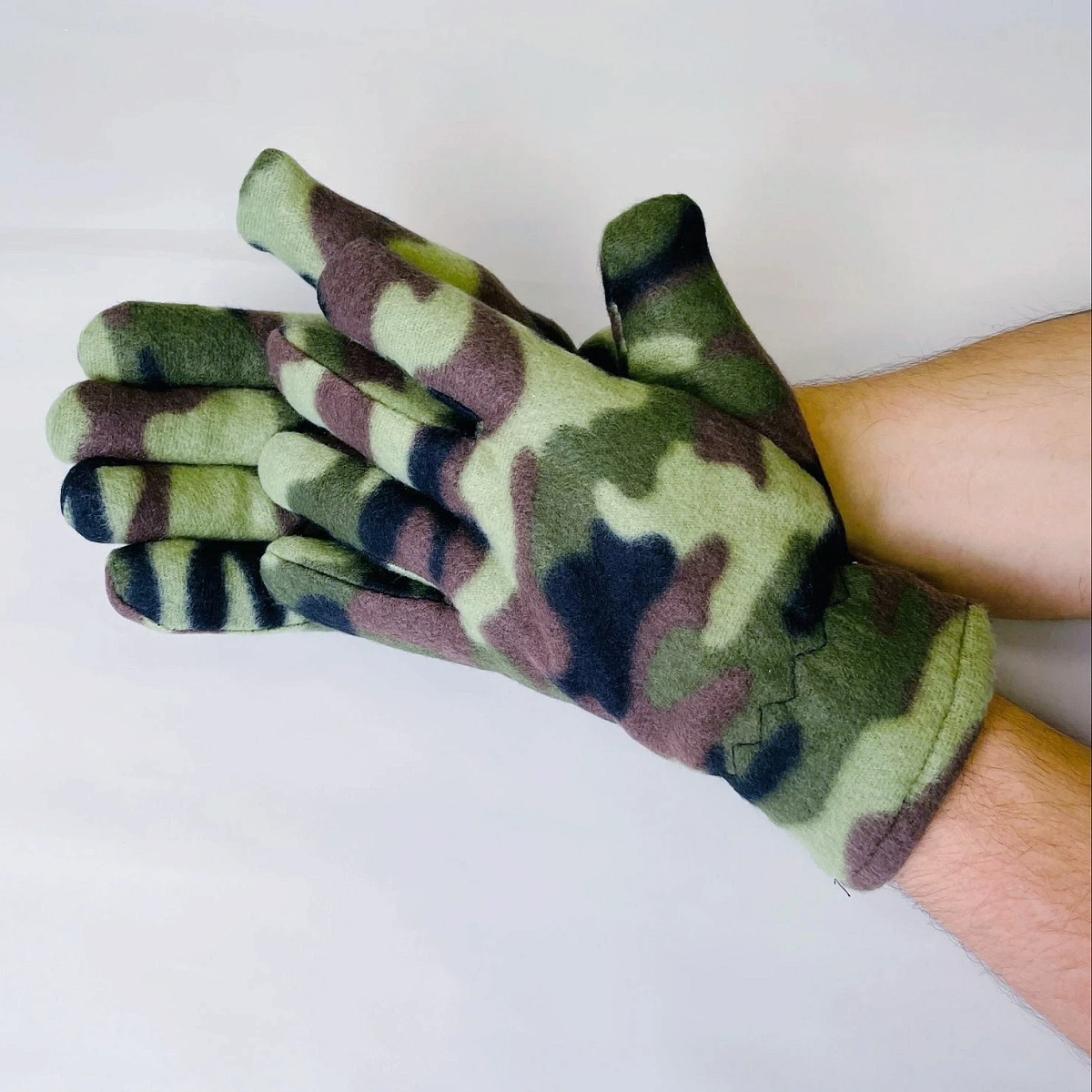 Перчатки флисовые "Лес"