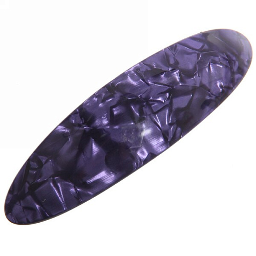 Заколка-автомат овал Мрамор, микс 6 цветов 10см (Стиль в деталях)_9