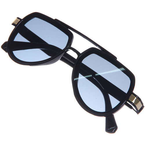 Очки солнцезащитные детские ЖАРА, пилоты, цвет черный_4