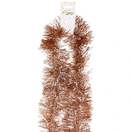 Мишура Волшебные искры 2 м 9 см, Розовое золото_3