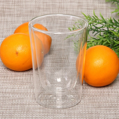 Стакан стеклянный с двойными стенками 350мл Хай-Тек 8,612см_5